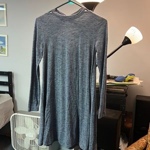 Blue, size medium, SO swing dress, with back cut out